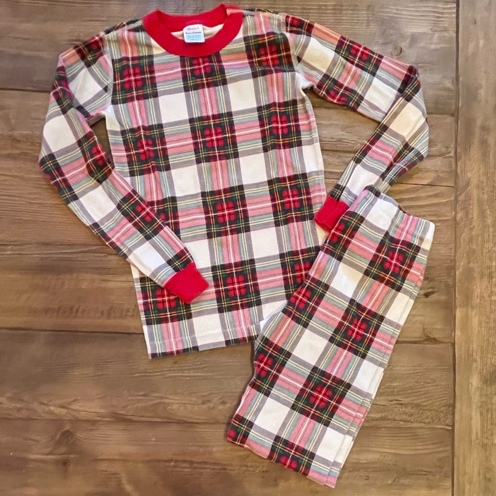 Kids Hanna Andersson Christmas pajamas in size 10